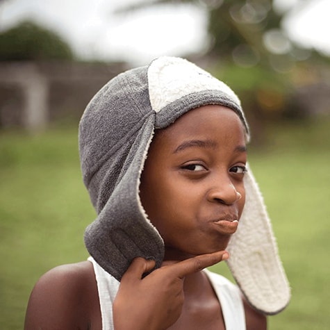 Boy Posing For Camera in Tanzania