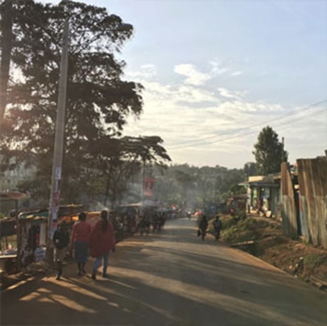 <p>volunteering in Africa</p>