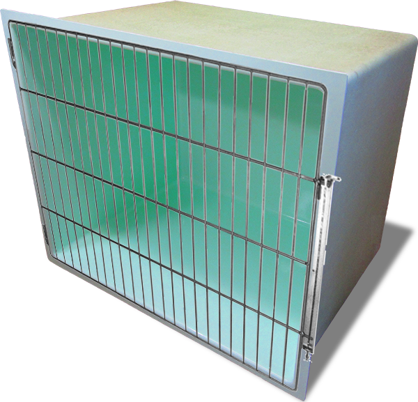 Creature Comforts Cages fibreglass cage with stainless steel hardware
