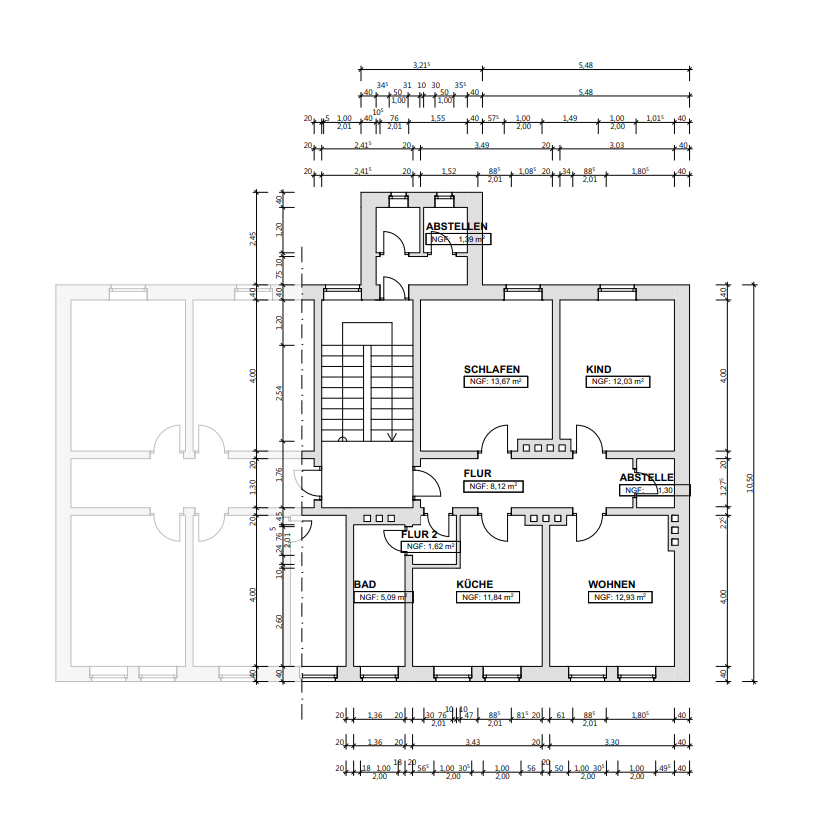 Aufnahme Grundriss Wohnung