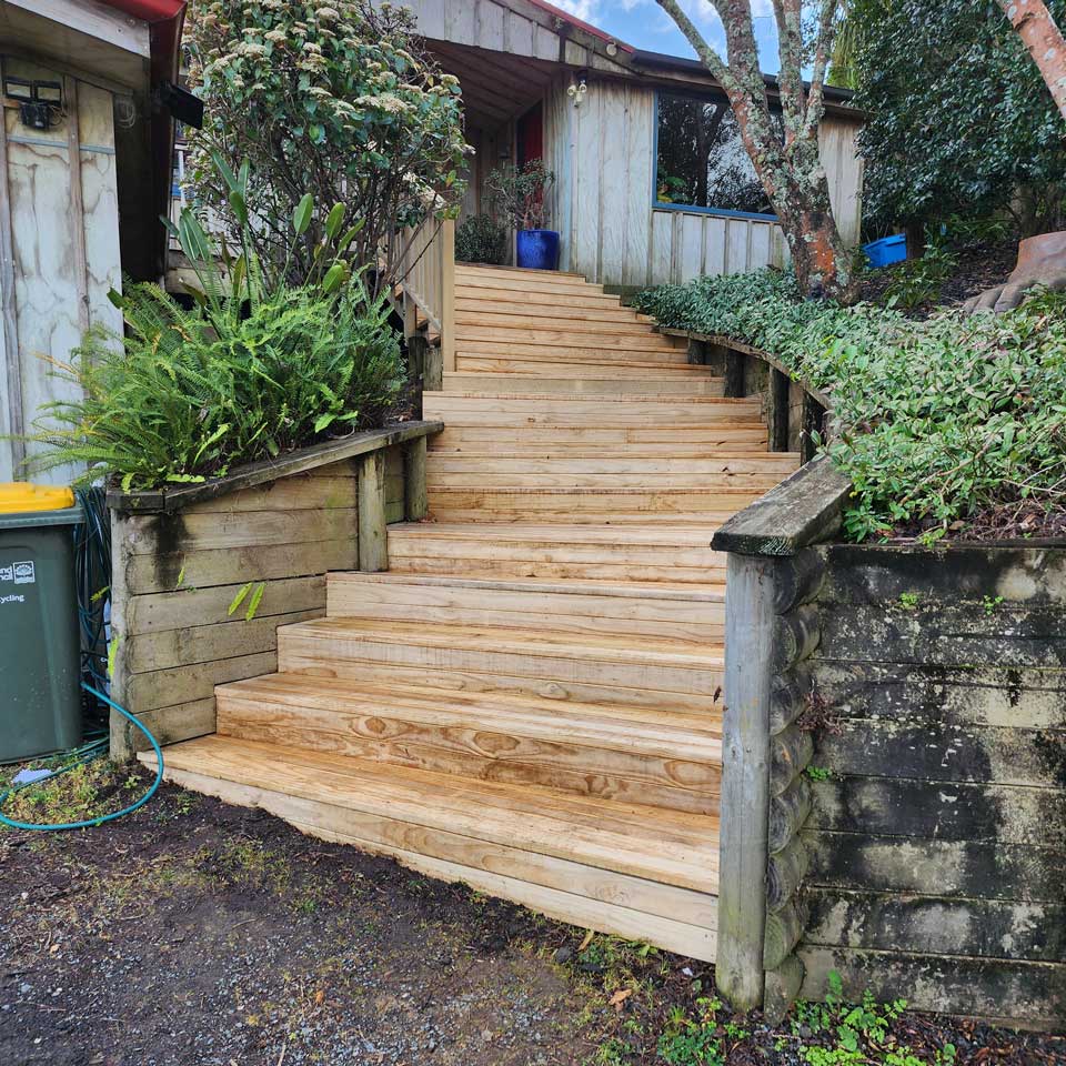 Outdoor Stairs - Tindalls Bay