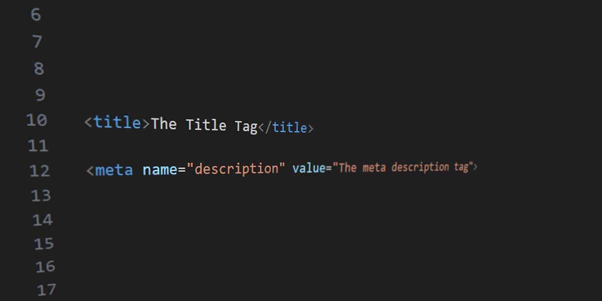The Title & Meta Description Tags