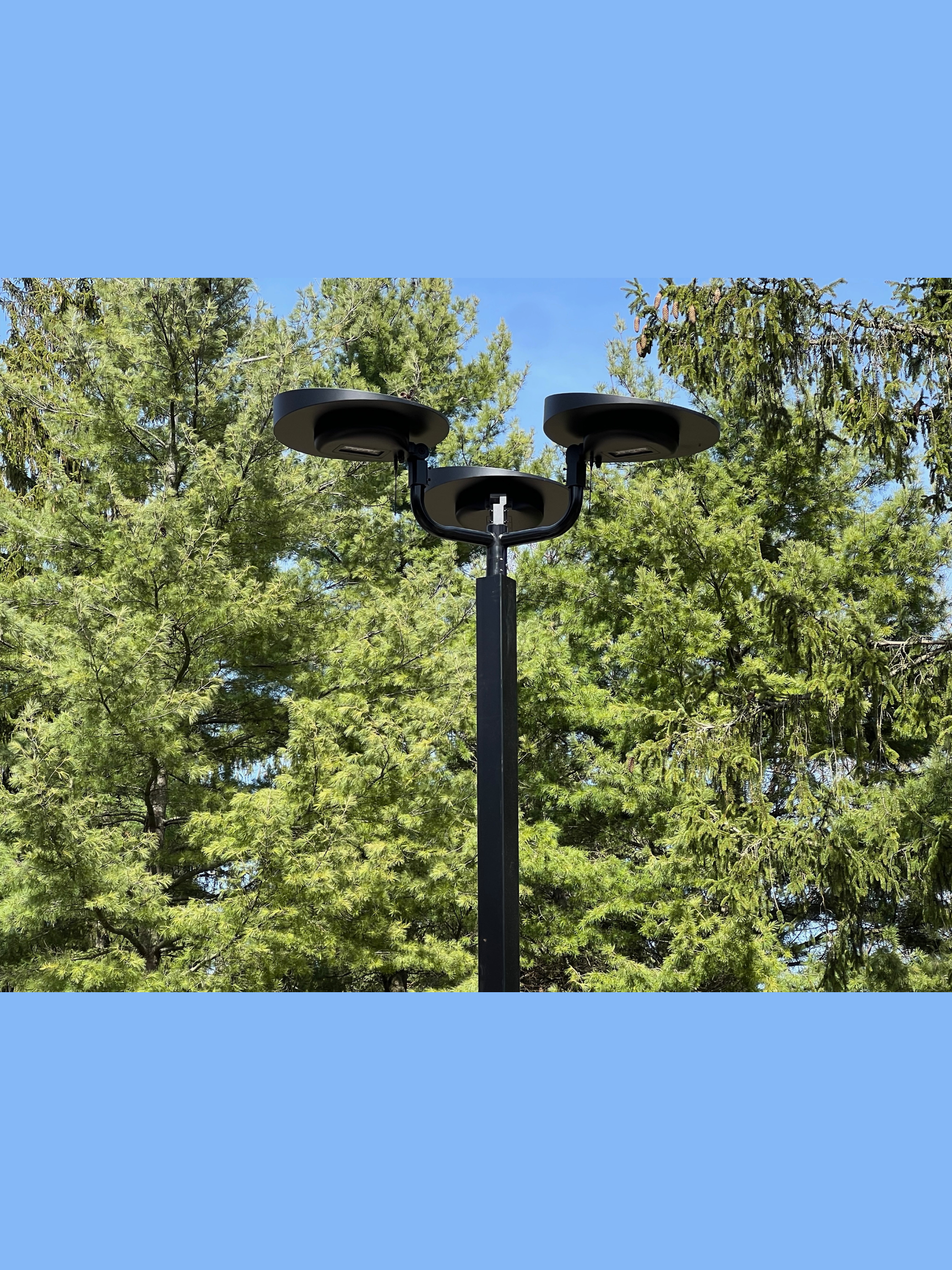 Single & Triple-Mounted All-in-one Pedestrian Walkway Lighting