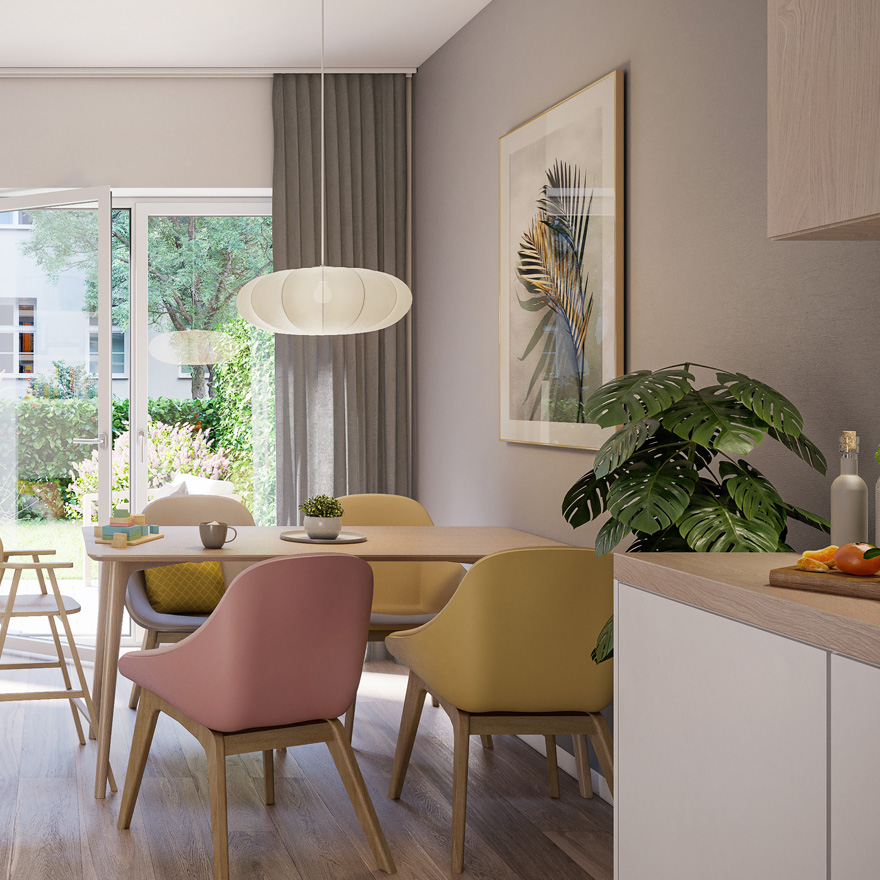 Offene Raumaufteilung