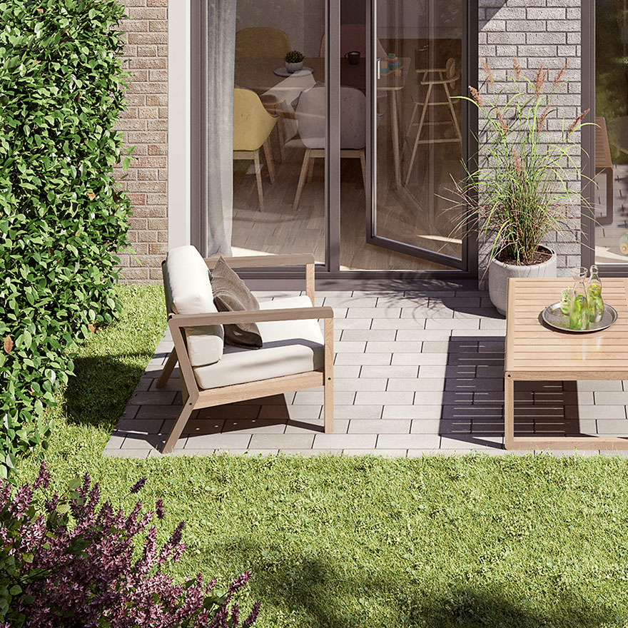 Terrasse und Balkone