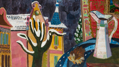 Straßenblick mit Stillleben (Wiehre)