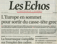 LES ECHOS, 19 sept.2006