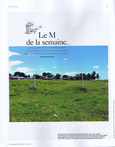 Le Monde supplément W.E. du 23 juin 2016, Le M de la semaine